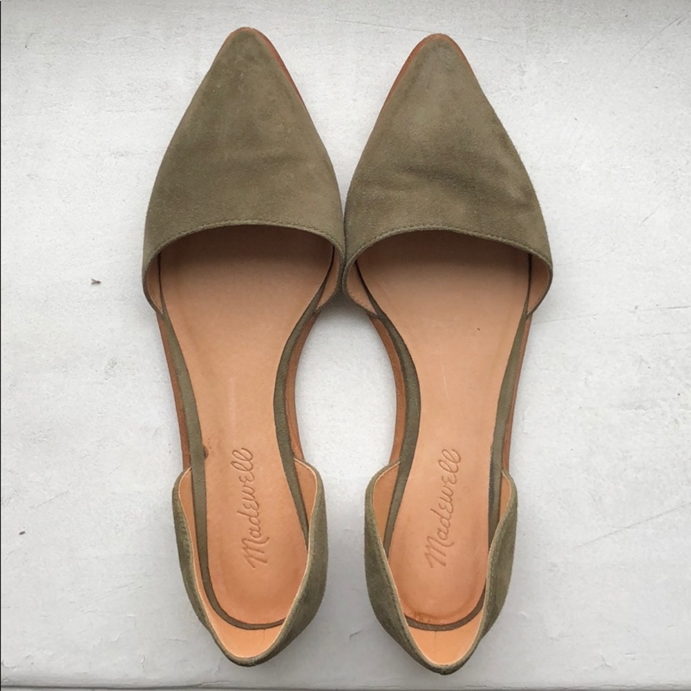 Madewell suede flat Sz 6